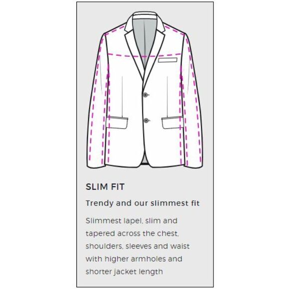 46R Jos. A. Bank Slim Fit Paisley Formal Dinner Jacket Blazer C060439 - Picture 5 of 5